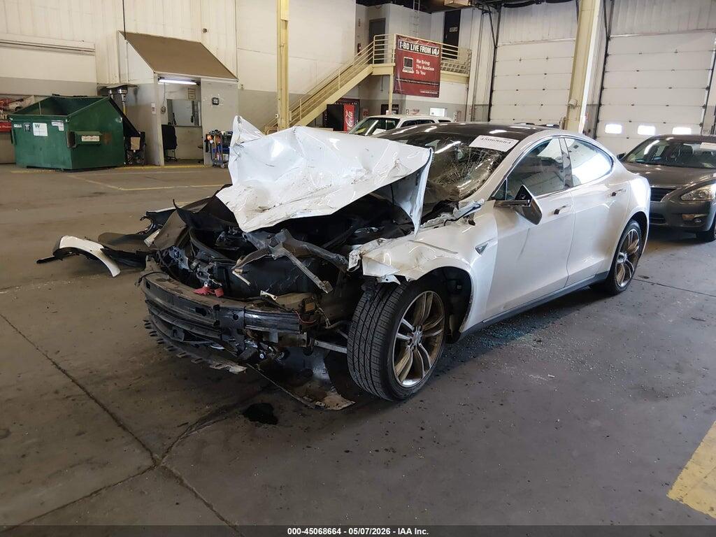 5YJSA1H13EFP63681 2014 TESLA MODEL S photo no. 2