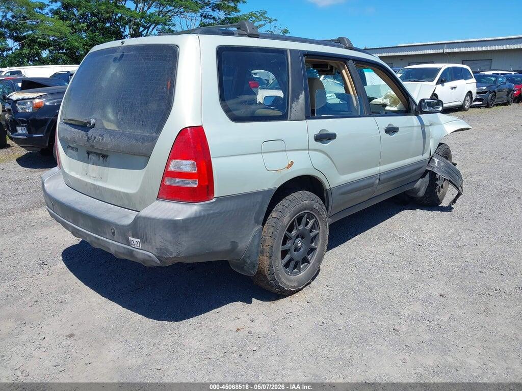JF1SG63655H752234 2005 SUBARU FORESTER photo no. 4