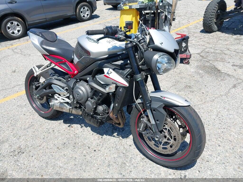 SMTA414D6JT851765 2018 TRIUMPH MOTORCYCLE STREET TRIPLE photo no. 1
