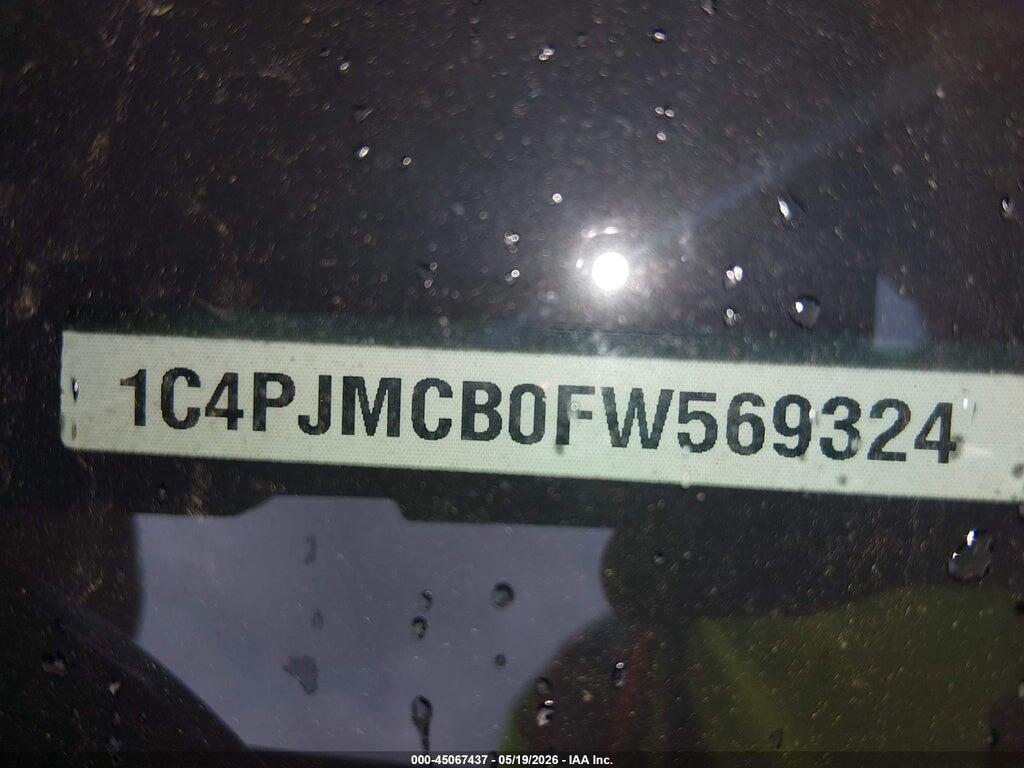 1C4PJMCB0FW569324 2015 JEEP CHEROKEE photo no. 9
