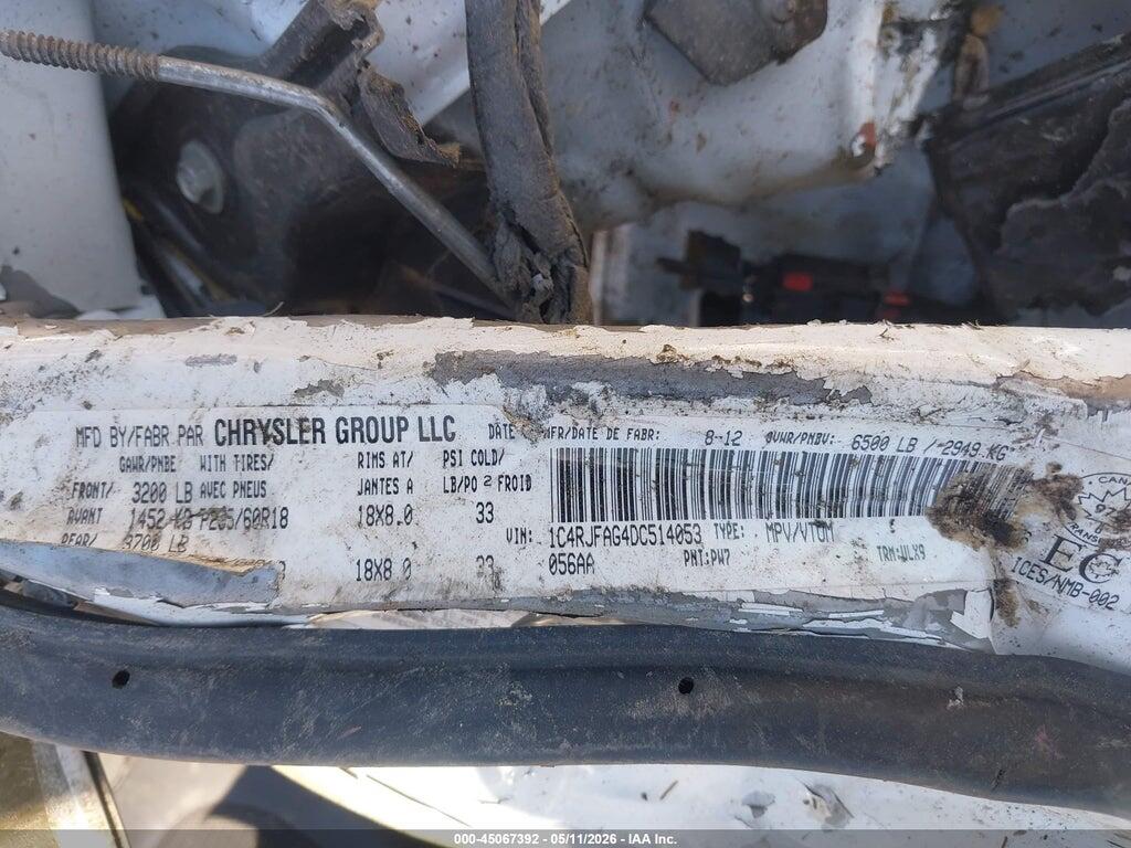 1C4RJFAG4DC514053 2013 JEEP GRAND CHEROKEE photo no. 9