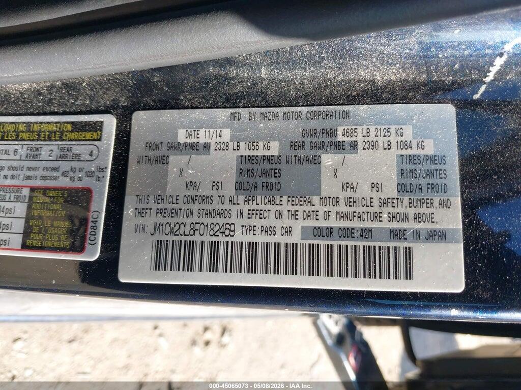 JM1CW2CL8F0182469 2015 MAZDA MAZDA5 photo no. 9