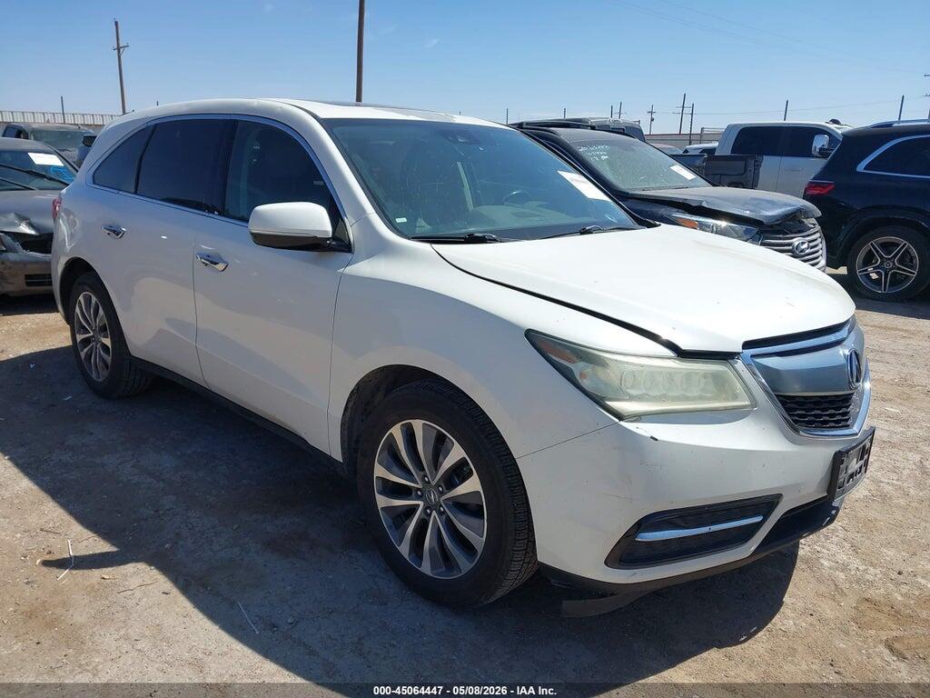 5FRYD3H66GB017090 2016 ACURA MDX photo no. 1