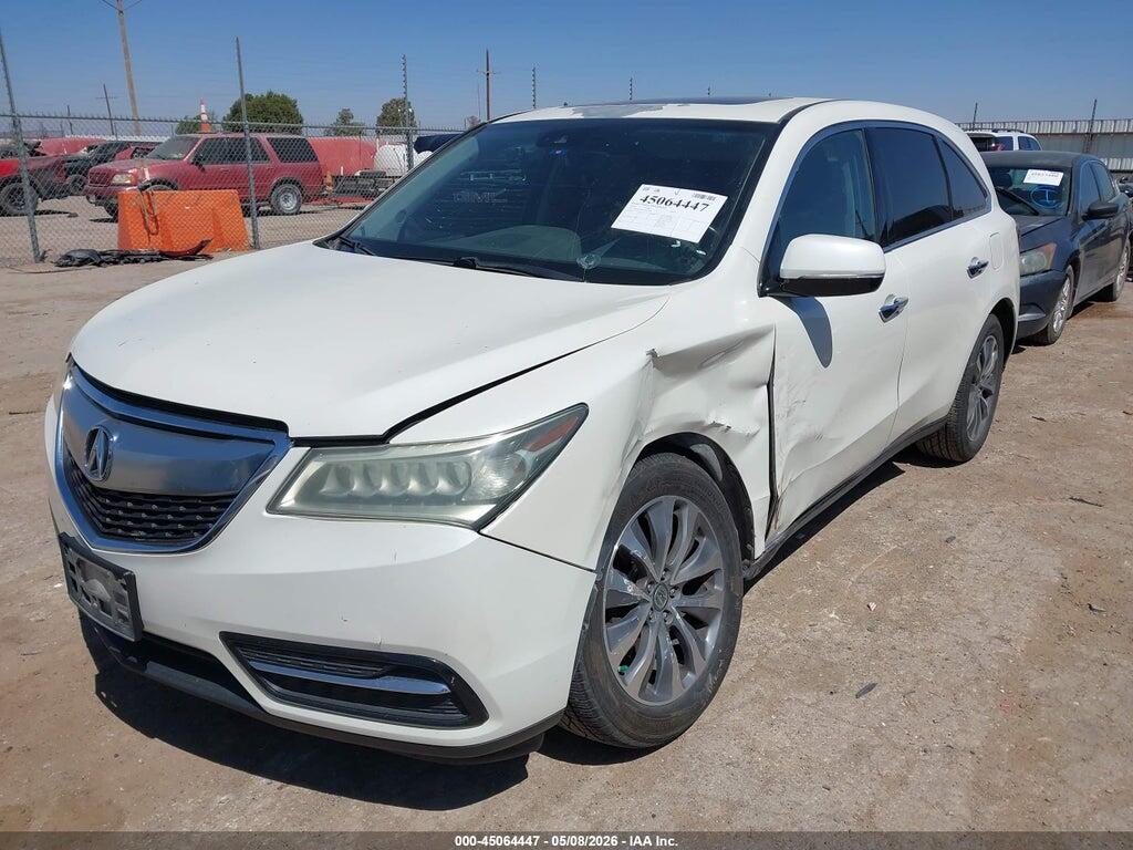 5FRYD3H66GB017090 2016 ACURA MDX photo no. 2