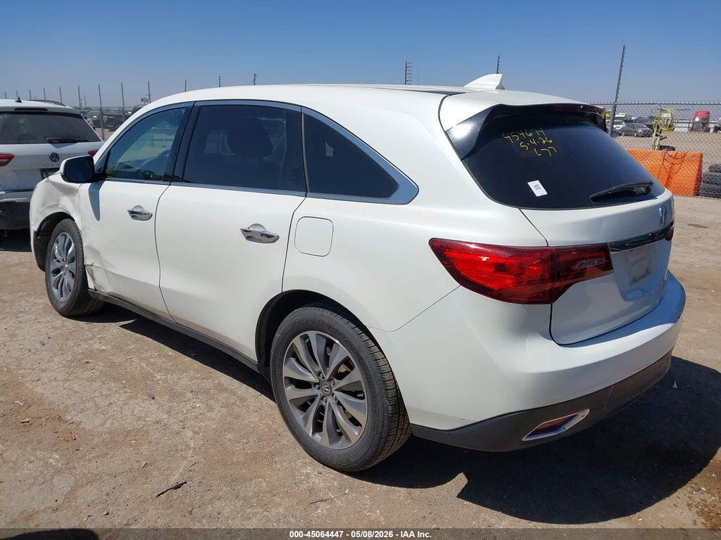5FRYD3H66GB017090 2016 ACURA MDX photo no. 3