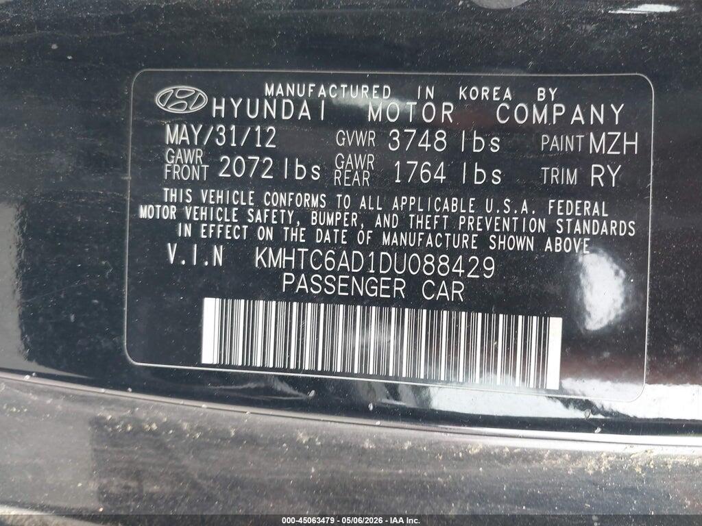 KMHTC6AD1DU088429 2013 HYUNDAI VELOSTER photo no. 9