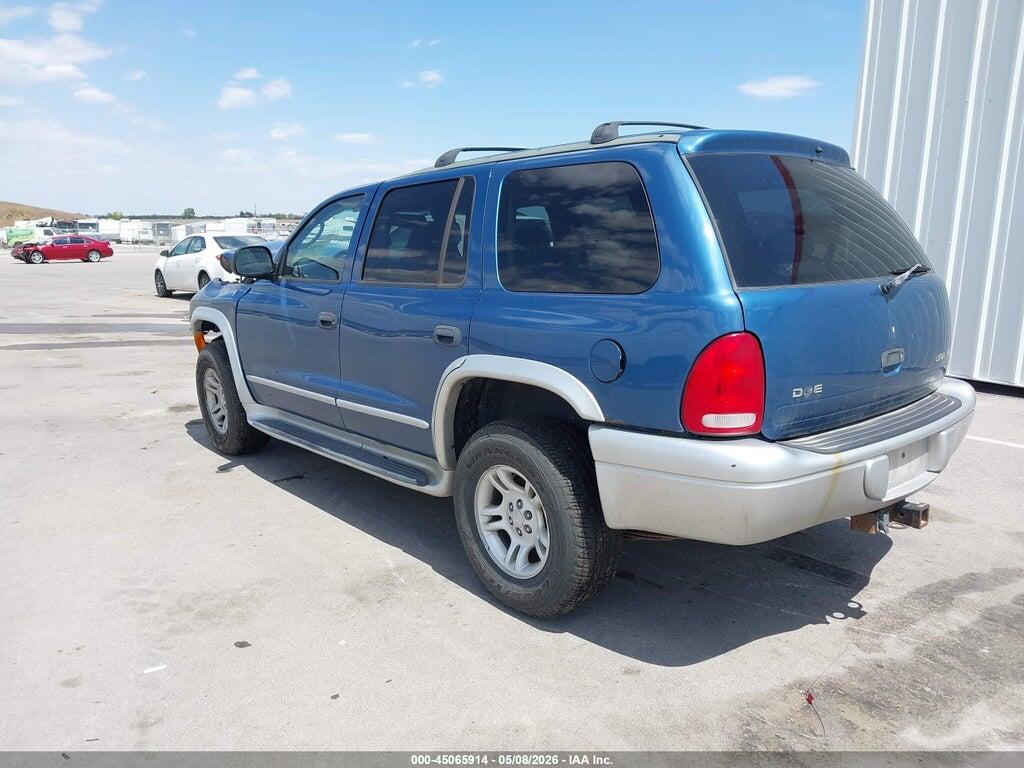 1B4HS58N02F153968 2002 DODGE DURANGO photo no. 3