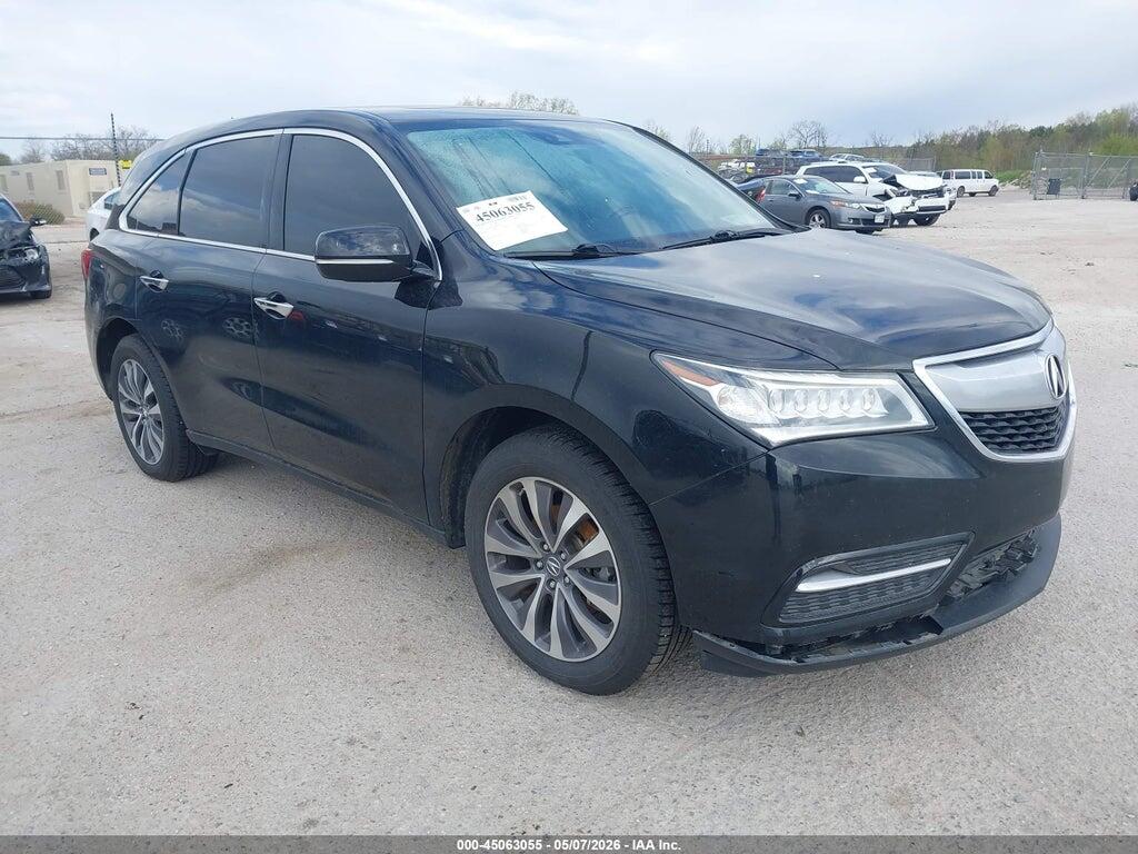 5FRYD4H42GB047076 2016 ACURA MDX photo no. 1
