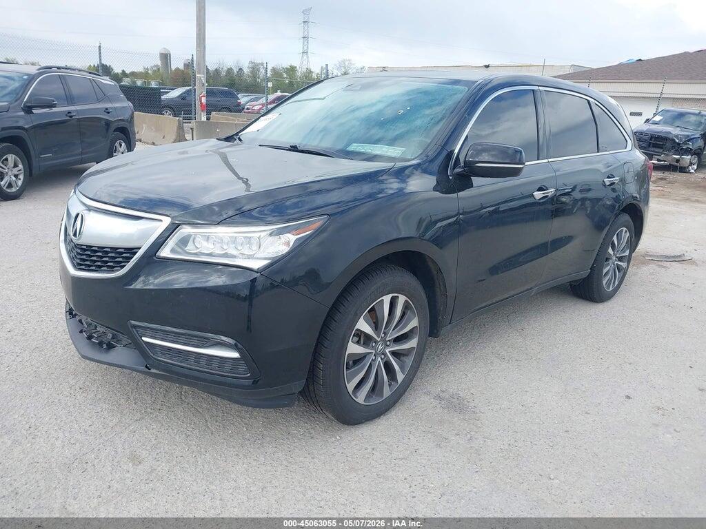 5FRYD4H42GB047076 2016 ACURA MDX photo no. 2