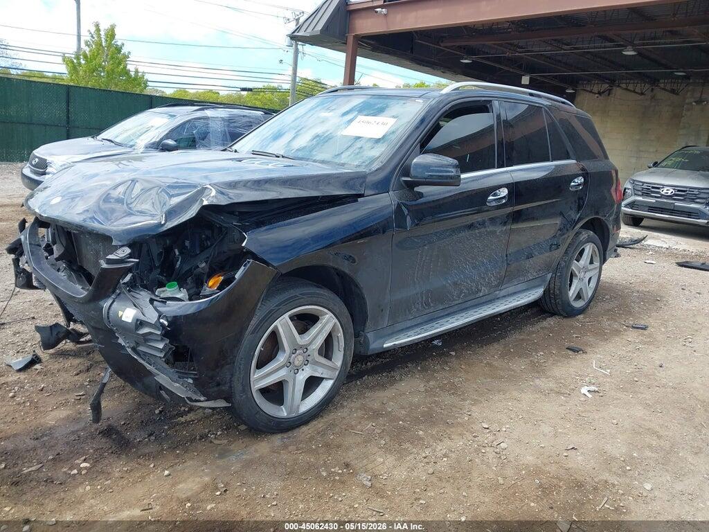 4JGDA5GB5FA529218 2015 MERCEDES-BENZ ML 400 photo no. 2