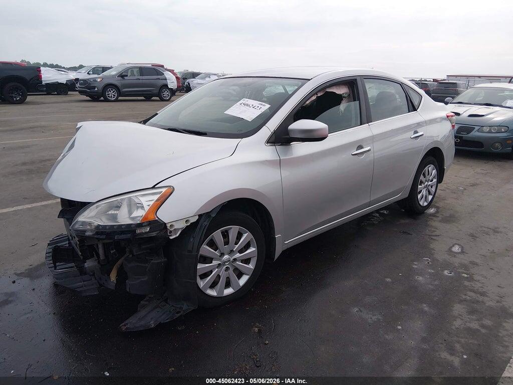 3N1AB7AP2FY336611 2015 NISSAN SENTRA photo no. 2