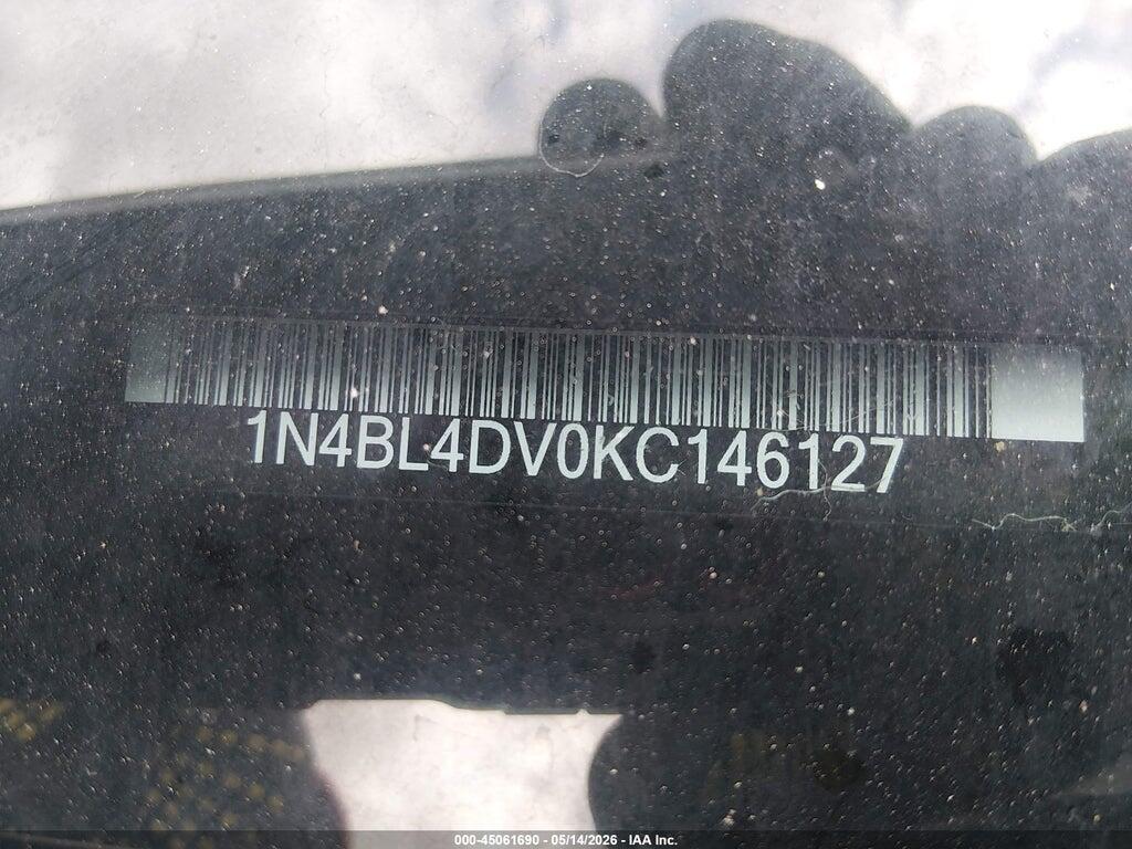 1N4BL4DV0KC146127 2019 NISSAN ALTIMA photo no. 9