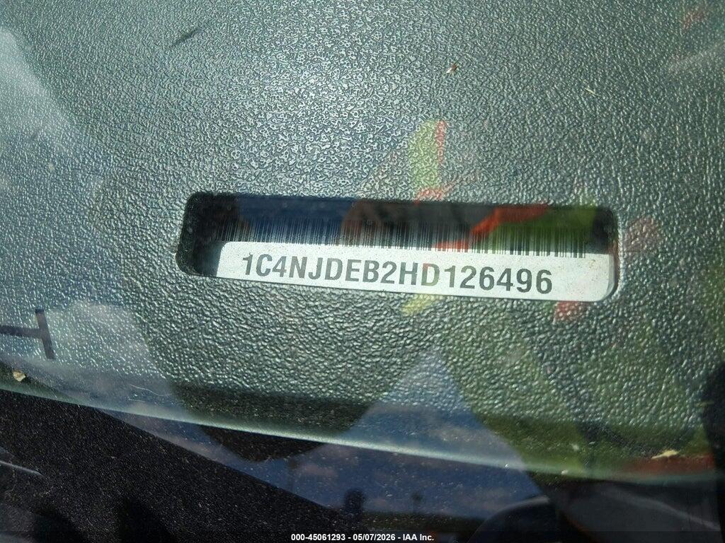 1C4NJDEB2HD126496 2017 JEEP COMPASS photo no. 9
