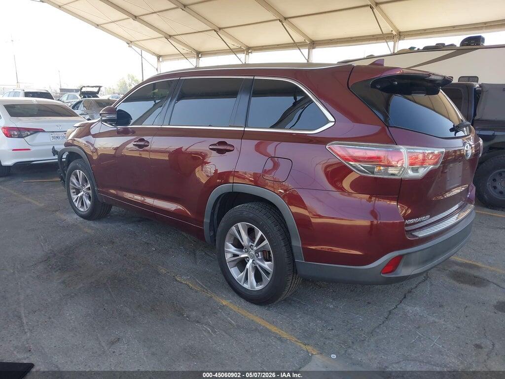 5TDKKRFH6FS083895 2015 TOYOTA HIGHLANDER photo no. 3