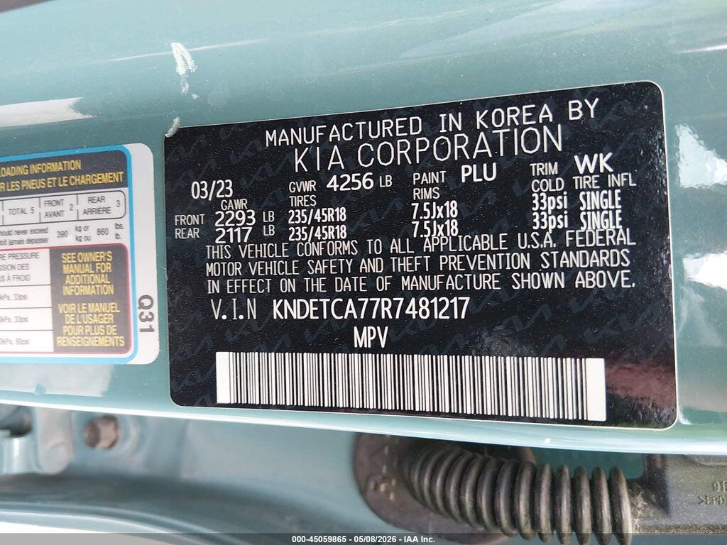 KNDETCA77R7481217 2024 KIA SELTOS photo no. 9
