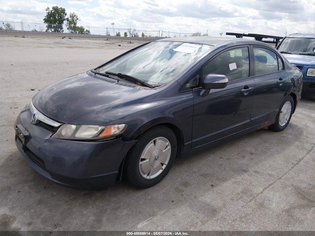 JHMFA362X7S027494 2007 HONDA CIVIC HYBRID photo no. 2