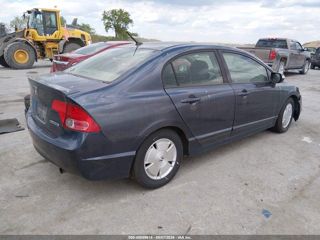 JHMFA362X7S027494 2007 HONDA CIVIC HYBRID photo no. 4