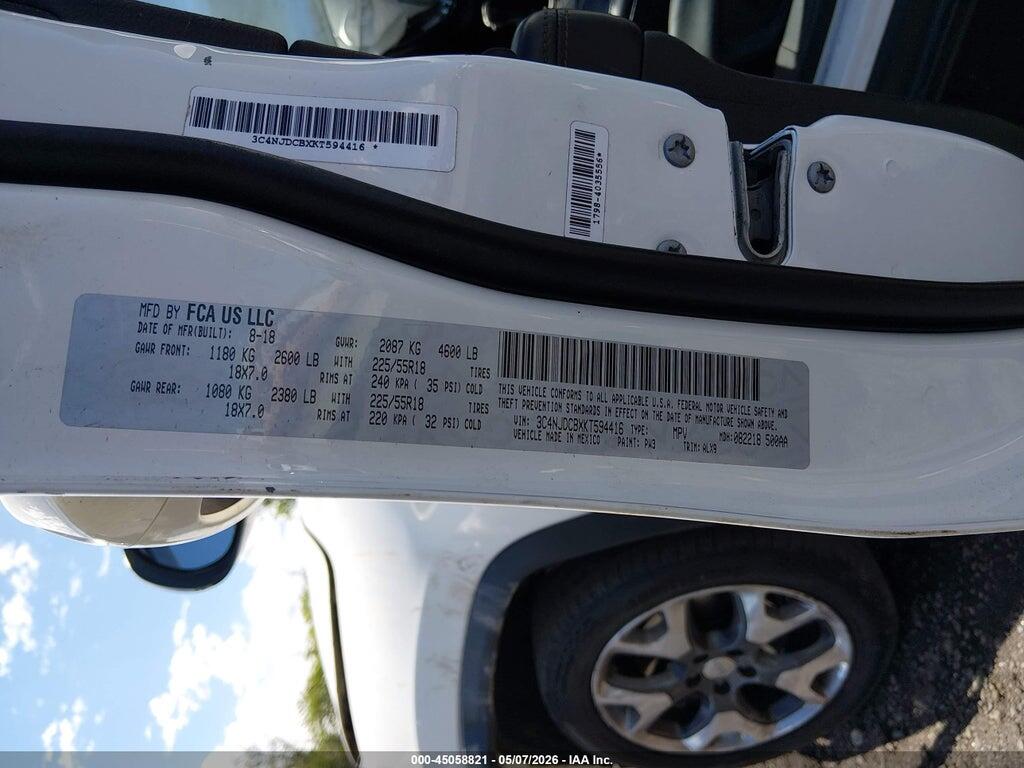 3C4NJDCBXKT594416 2019 JEEP COMPASS photo no. 9