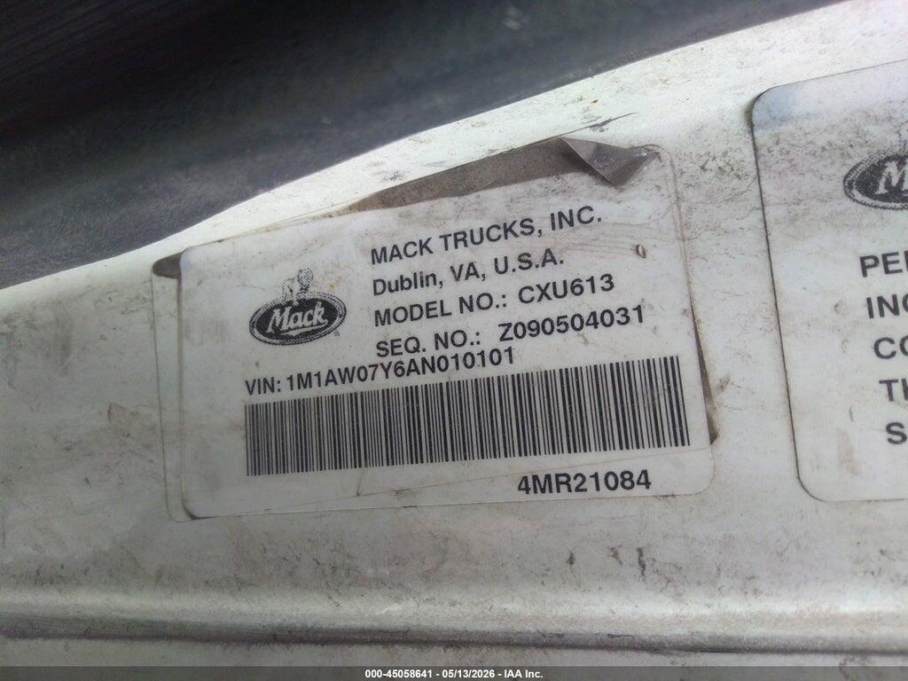 1M1AW07Y6AN010101 2010 MACK 600 photo no. 9