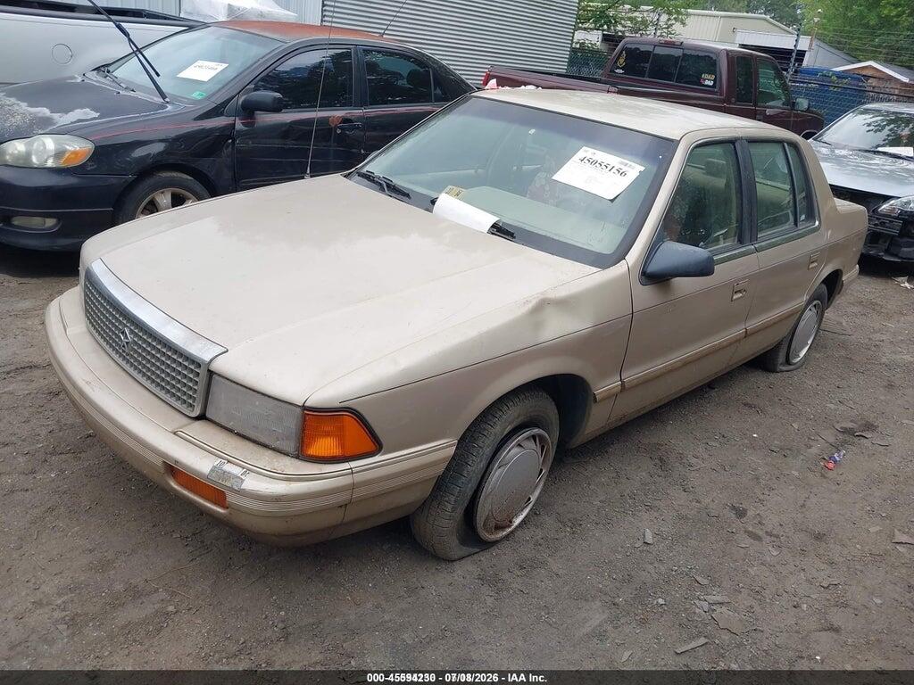 1P3XA46K9NF182443 1992 PLYMOUTH ACCLAIM photo no. 2