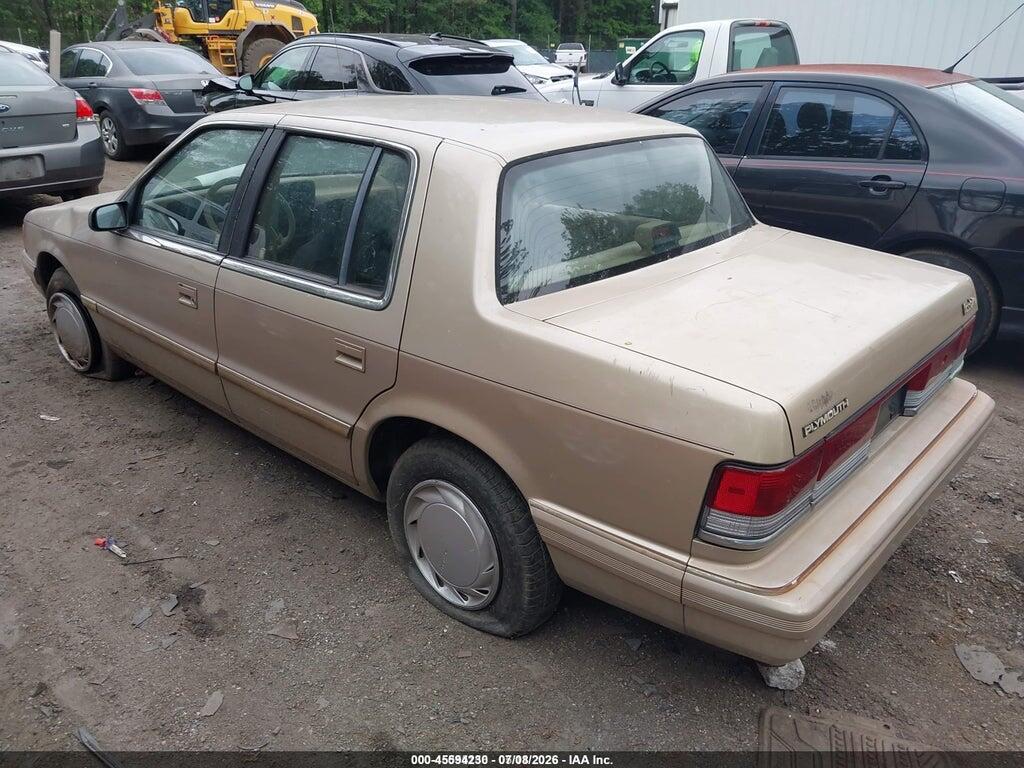 1P3XA46K9NF182443 1992 PLYMOUTH ACCLAIM photo no. 3