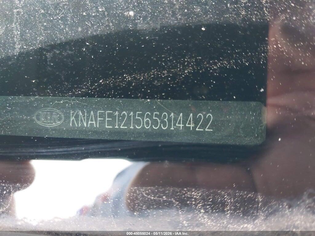 KNAFE121565314422 2006 KIA SPECTRA photo no. 9
