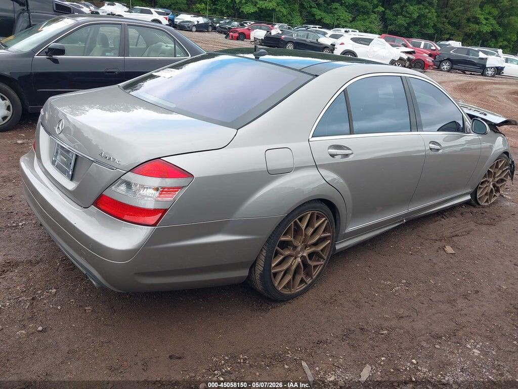 WDDNG86X39A261947 2009 MERCEDES-BENZ S 550 photo no. 4