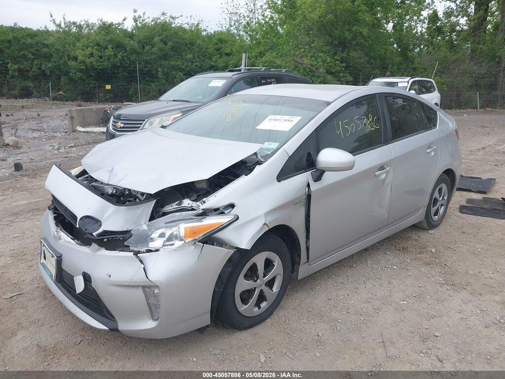 JTDKN3DU8D1703449 2013 TOYOTA PRIUS photo no. 2