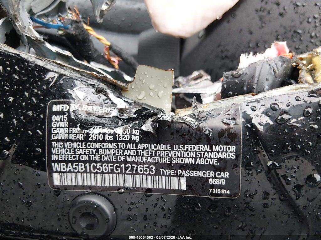 WBA5B1C56FG127653 2015 BMW 535I photo no. 9