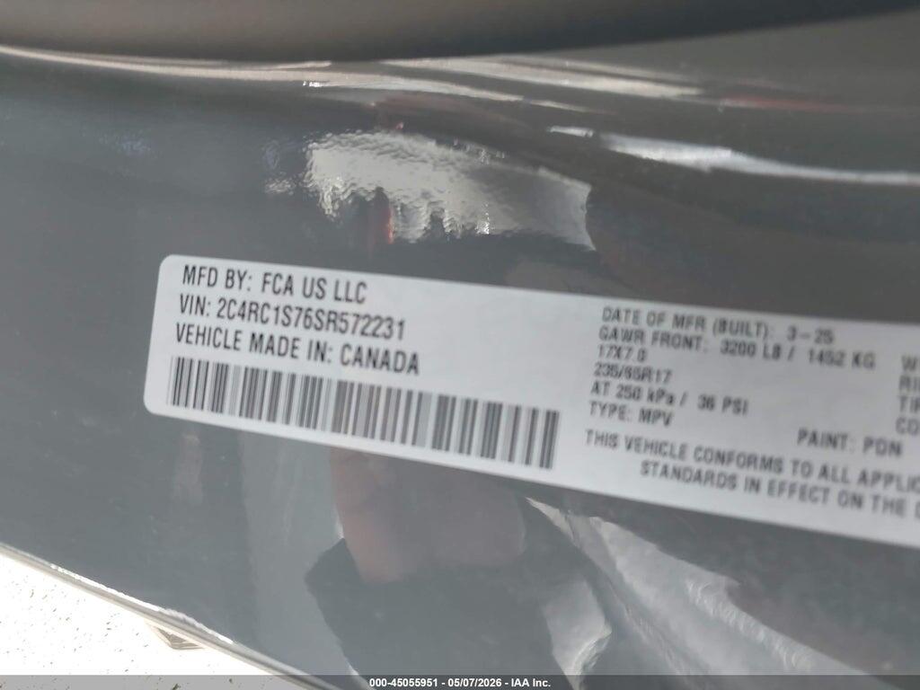 2C4RC1S76SR572231 2025 CHRYSLER PACIFICA HYBRID photo no. 9