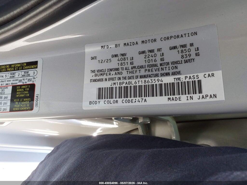 JM1BPABL6T1863594 2026 MAZDA MAZDA3 photo no. 9