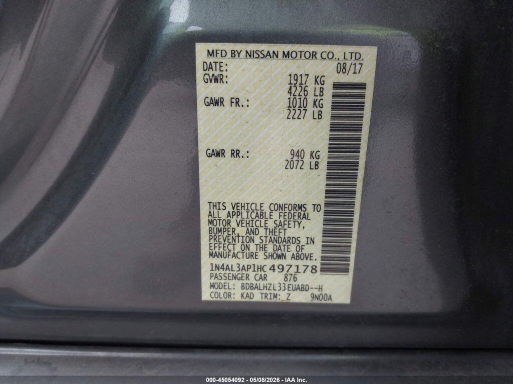 1N4AL3AP1HC497178 2017 NISSAN ALTIMA photo no. 9