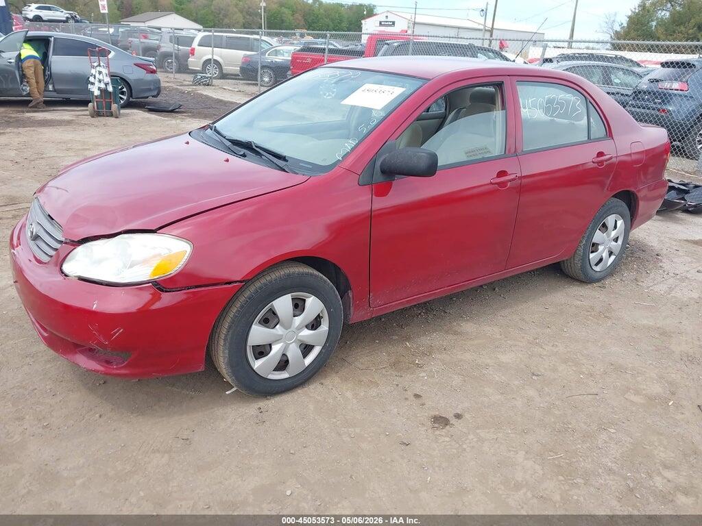 2T1BR32E43C012767 2003 TOYOTA COROLLA photo no. 2