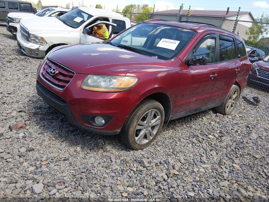 5NMSKDAG0AH382926 2010 HYUNDAI SANTA FE photo no. 2
