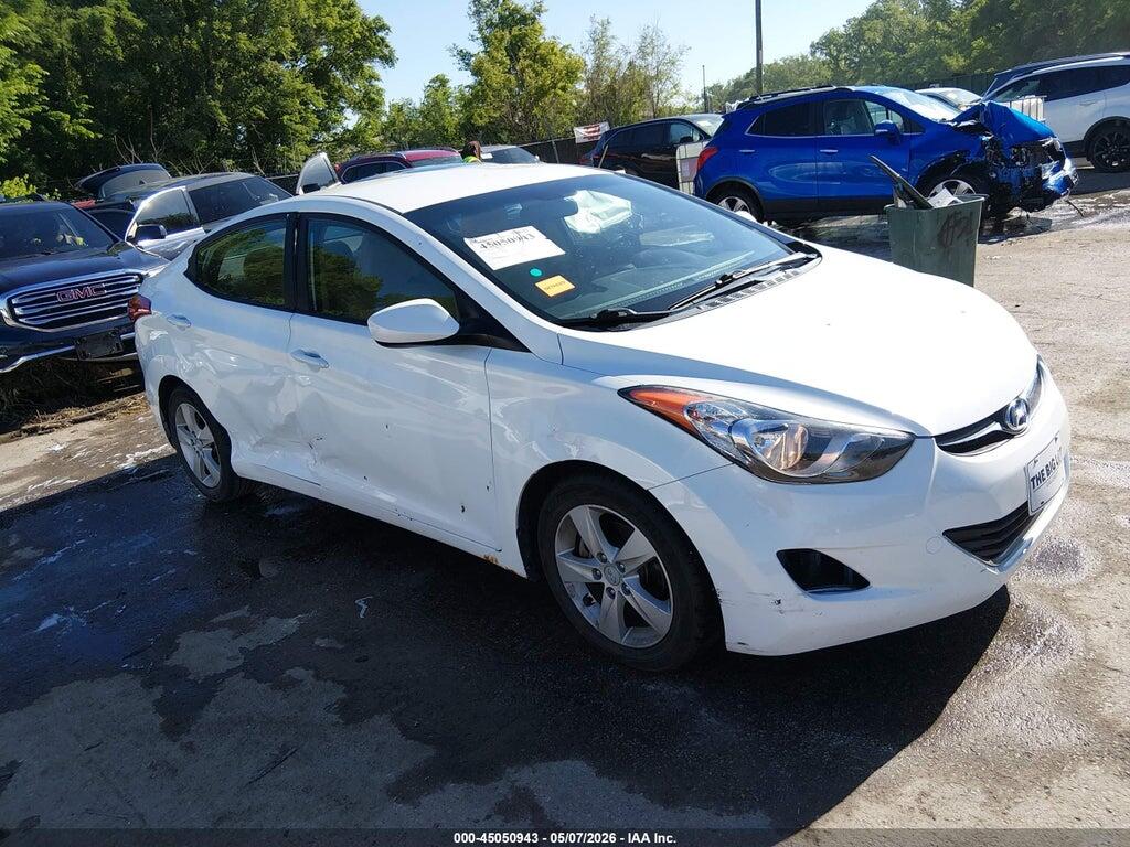 5NPDH4AE7CH110580 2012 HYUNDAI ELANTRA photo no. 1
