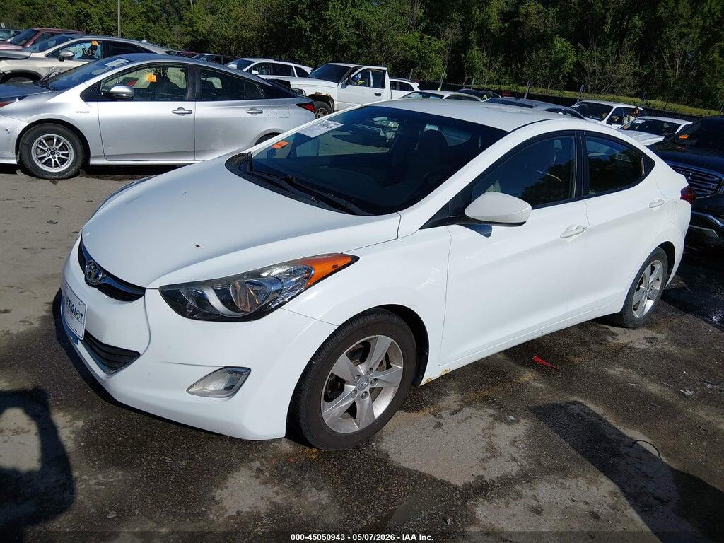 5NPDH4AE7CH110580 2012 HYUNDAI ELANTRA photo no. 2