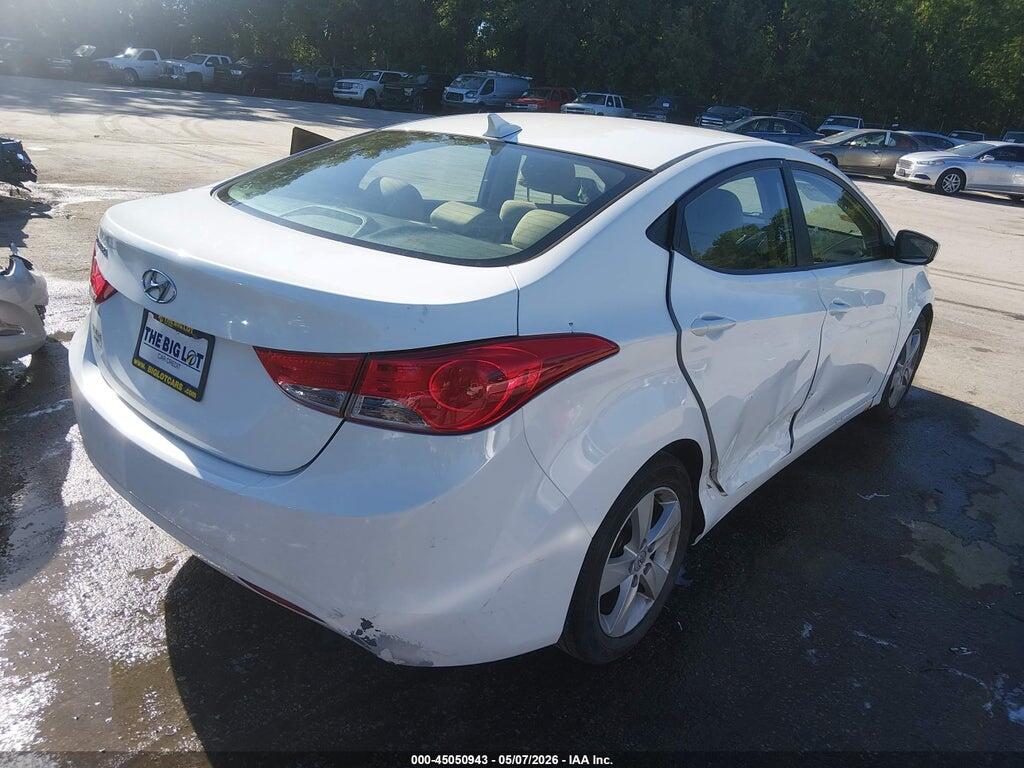 5NPDH4AE7CH110580 2012 HYUNDAI ELANTRA photo no. 4