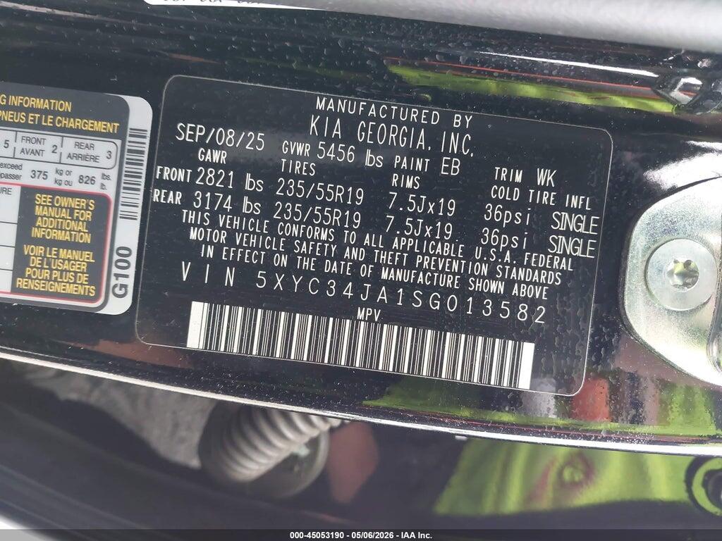 5XYC34JA1SG013582 2025 KIA EV6 photo no. 9