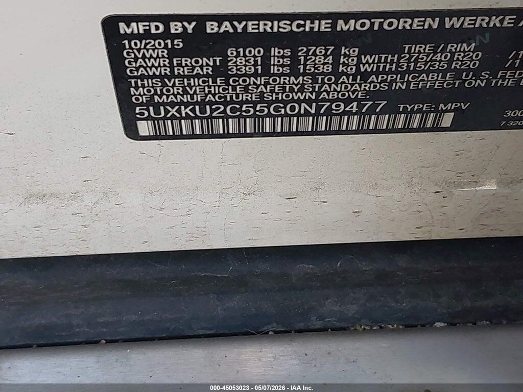 5UXKU2C55G0N79477 2016 BMW X6 photo no. 9