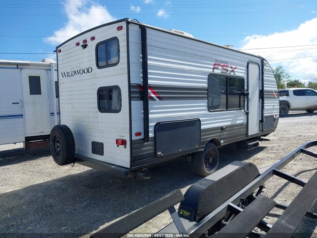 4X4TWDT17LY094496 2020 FOREST RIVER WILDWOOD 179DBK 21' photo no. 4