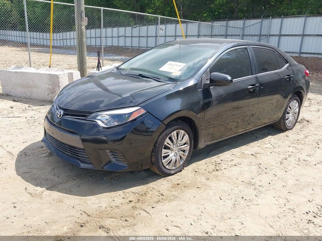 2T1BURHE9FC433073 2015 TOYOTA COROLLA photo no. 2