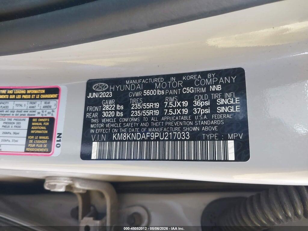 KM8KNDAF9PU217033 2023 HYUNDAI IONIQ 5 photo no. 9