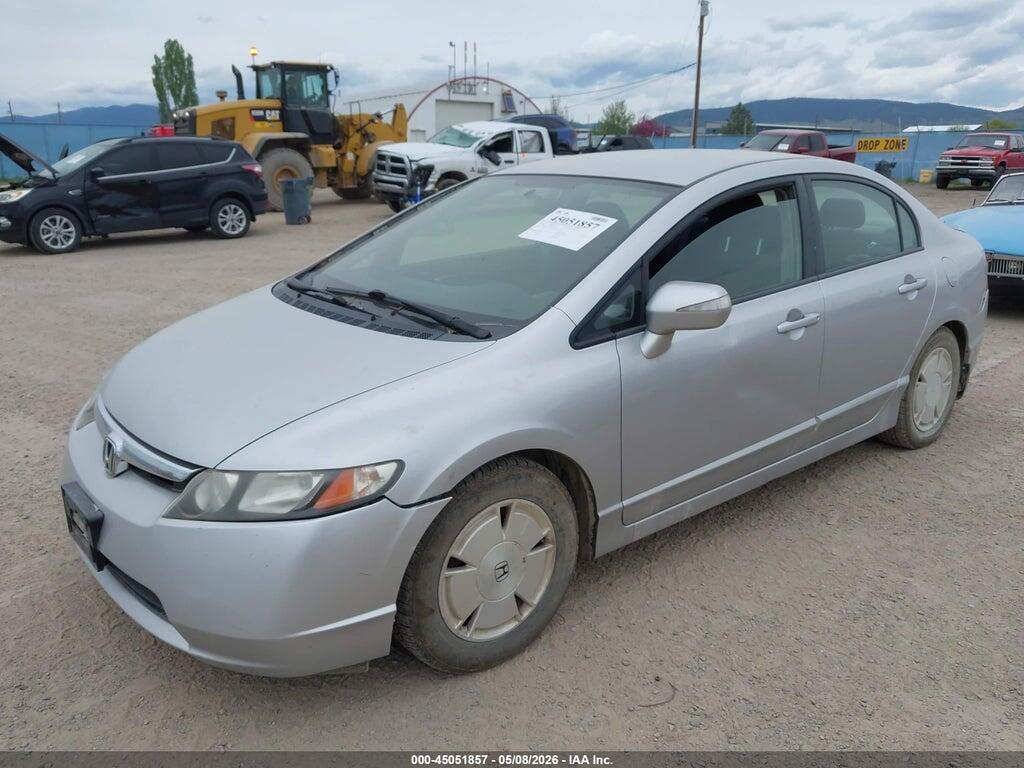 JHMFA36238S028150 2008 HONDA CIVIC HYBRID photo no. 2