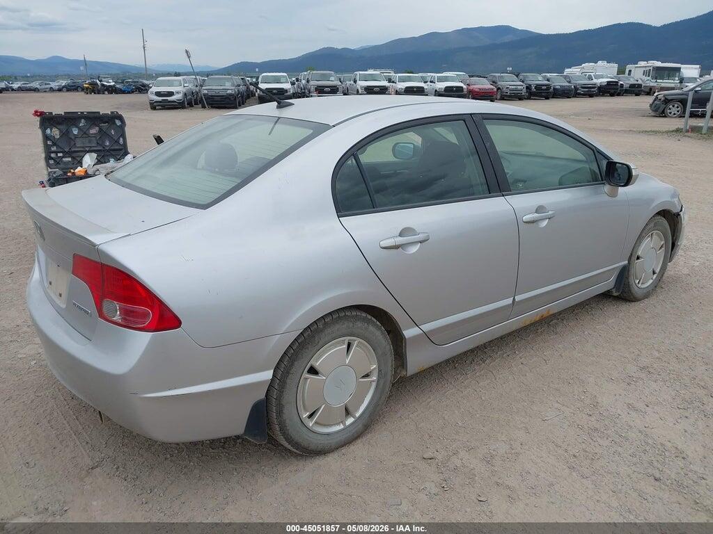 JHMFA36238S028150 2008 HONDA CIVIC HYBRID photo no. 4