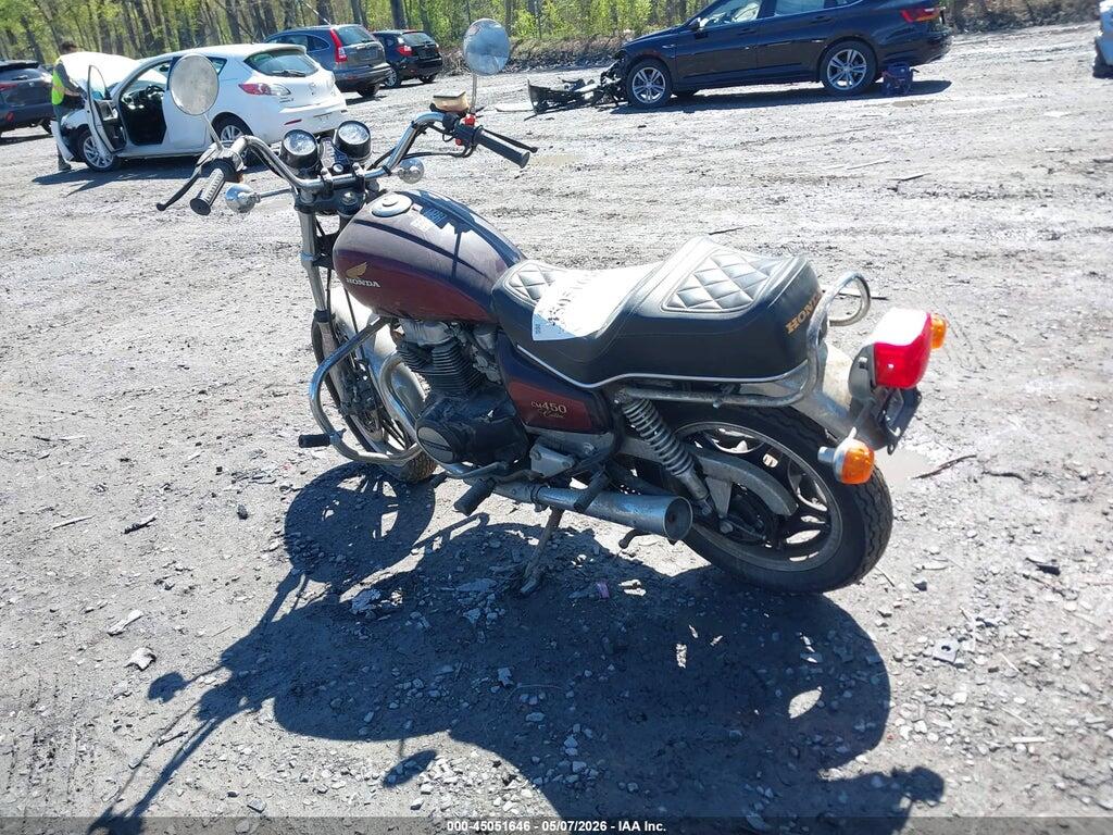 JH2PC0513CM006743 1982 HONDA CM450 photo no. 3