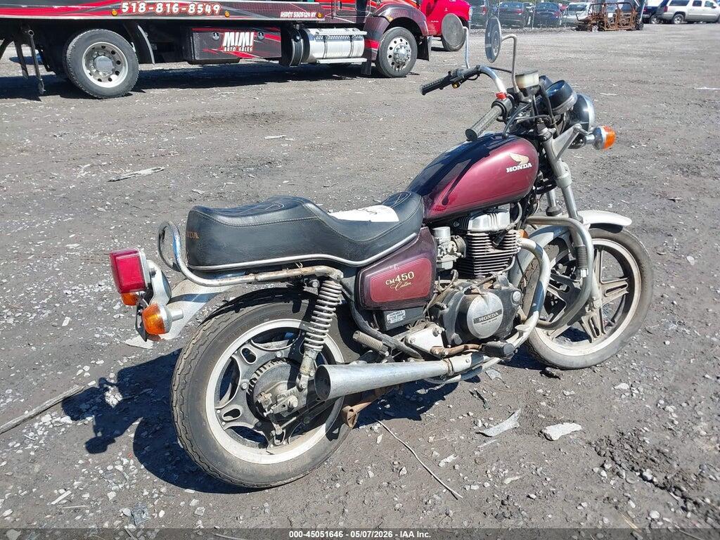 JH2PC0513CM006743 1982 HONDA CM450 photo no. 4