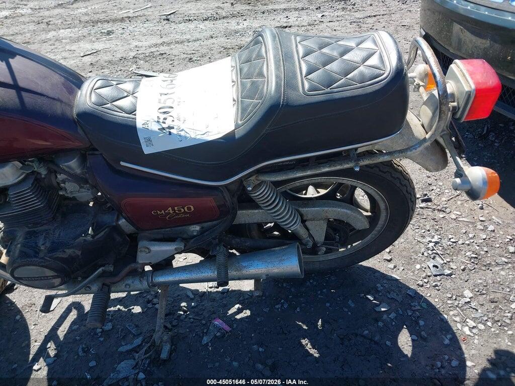 JH2PC0513CM006743 1982 HONDA CM450 photo no. 6