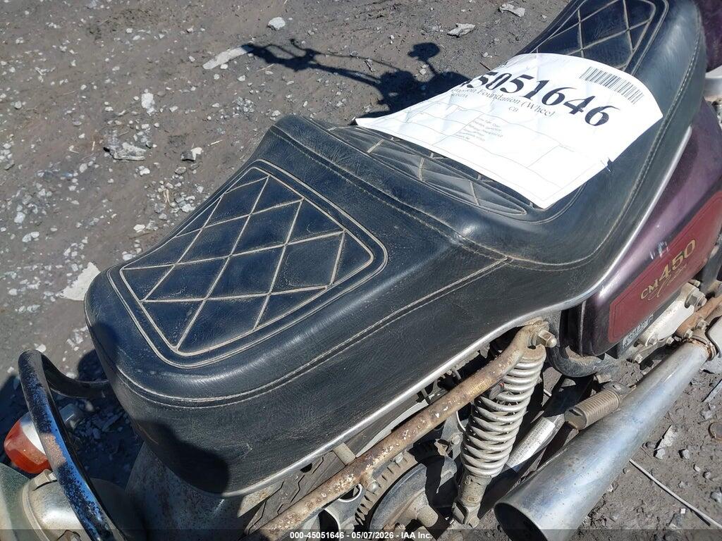 JH2PC0513CM006743 1982 HONDA CM450 photo no. 8