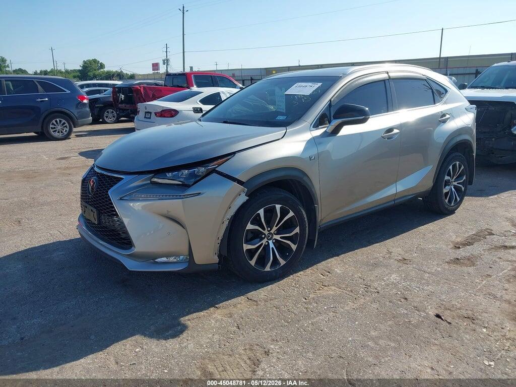 JTJBARBZ2H2147553 2017 LEXUS NX 200T photo no. 2