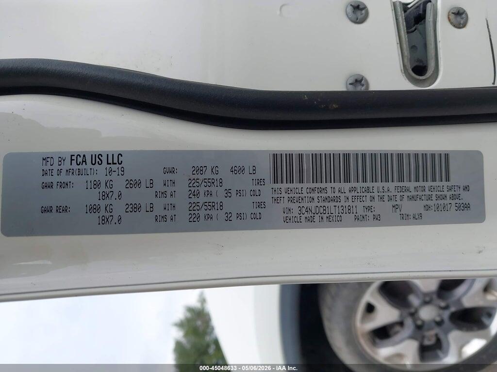 3C4NJDCB1LT131811 2020 JEEP COMPASS photo no. 9